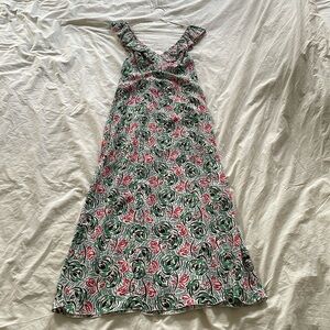 Floral Prada Resort crepe dress size 4/small